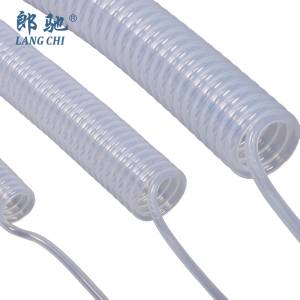 PFA fluororesin spiral tube