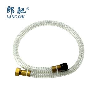 食品级透明无味耐负压抗折弯PVC钢丝管